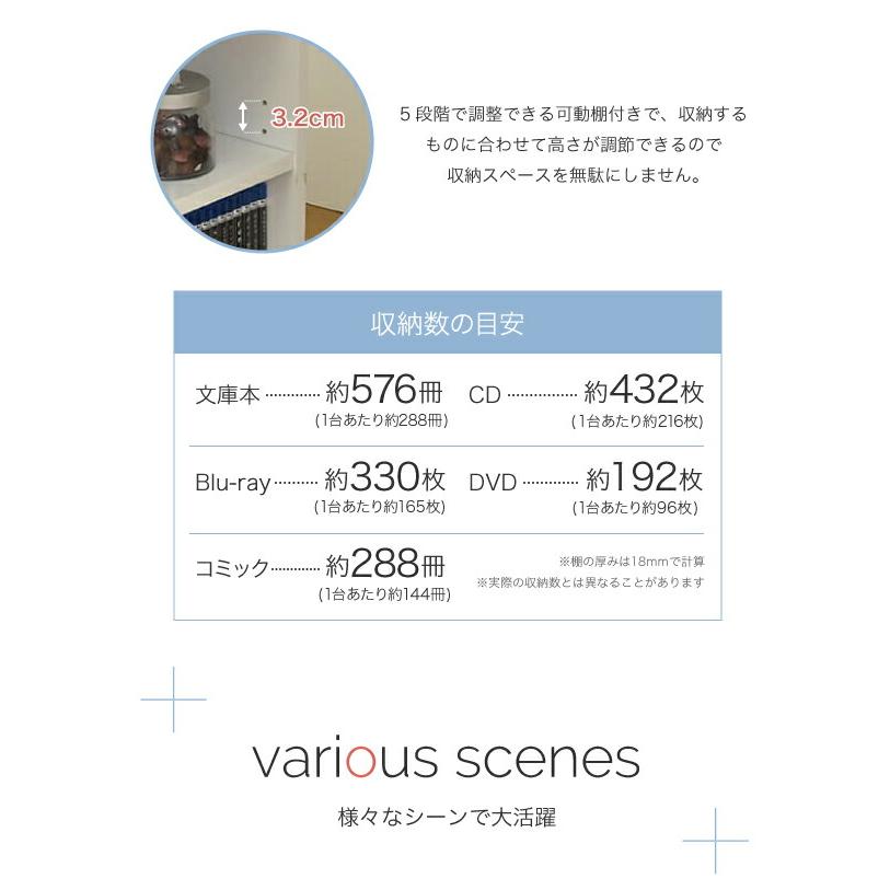 ラック 2個セット  幅26.5 奥行78 ワゴン 押入れ 収納 本棚 .5 キャスター付き 隙間 ワイド 棚 3段 CD DVD JKPLAN-SGT-0137の画像
