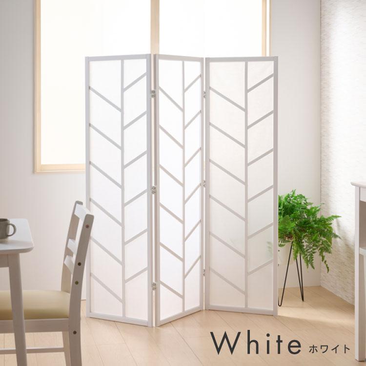 パーティション 衝立 3連 高さ150cm 折りたたみ 完成品 パーテーション 間仕切り 目隠し 仕切り 店舗 JP-Y300-3(WH)-K_4