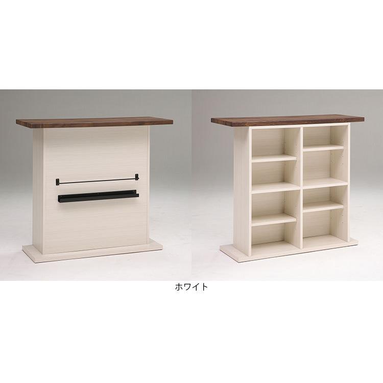 カウンター バーカウンター バルブ 115カウンター ホワイト ブラック 2色対応 日本製 開梱設置無料 送料無料 umik1004