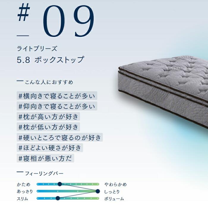 【新品同様 / 希少】 【正規代理店】サータ ライトブリーズ 5.8 BOX-T セミダブルサイズ 【ZYX2930000329】(103730円)