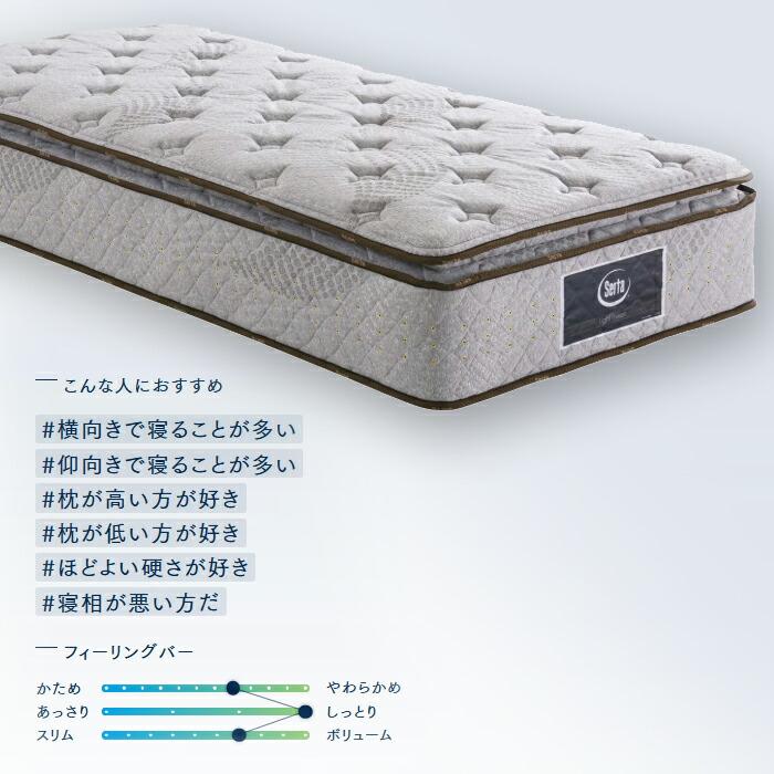 Serta 【正規品】サータ ライトブリーズ 7.7 ピローソフト SDサイズ