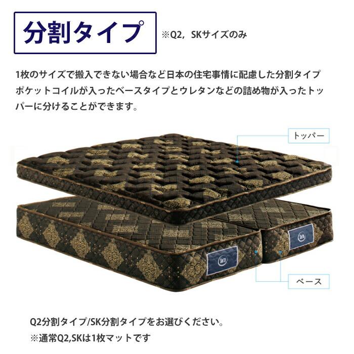 【正規品】サータ トラディション ロイヤル Q2サイズ（クイーン2） 幅163cm Serta  最高グレード8インチ ソフト ボックストップ マットレスの画像