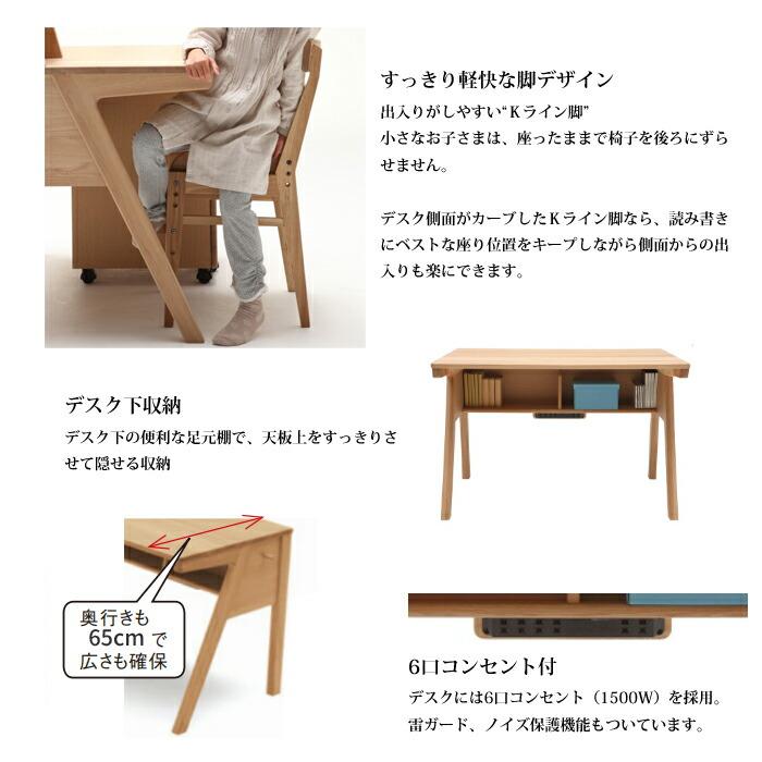 カリモク家具（KARIMOKU FURNITURE） カリモク デスク ピュア ナチュール SU3320ME/SU3300 幅110cm/奥行 ...
