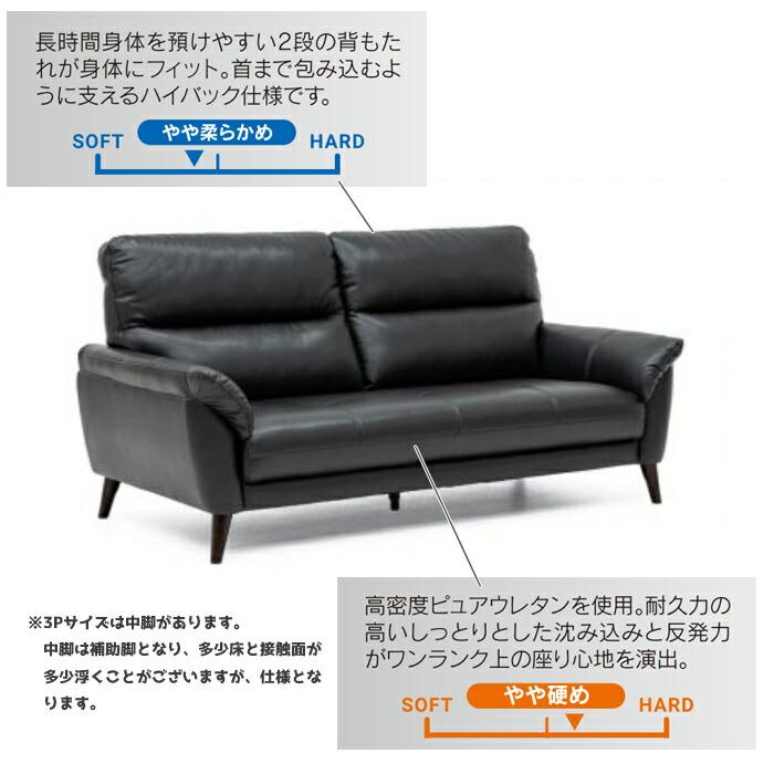 開梱設置無料】Rシリーズ 3Pソファ（192cm） グロリアス 丈夫でお 