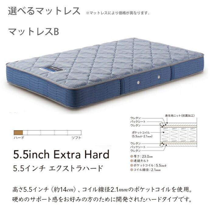 【開梱設置無料】【シモンズ正規品】ベッドセット Soft Curve2（ソフト カーブ2）ダブルクッションタイプ SDサイズ（セミダブル）_5