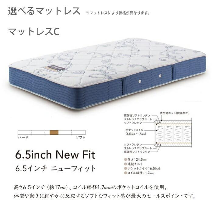 【開梱設置無料】【シモンズ正規品】ベッドセット Soft Curve2（ソフト カーブ2）ダブルクッションタイプ SDサイズ（セミダブル）_6