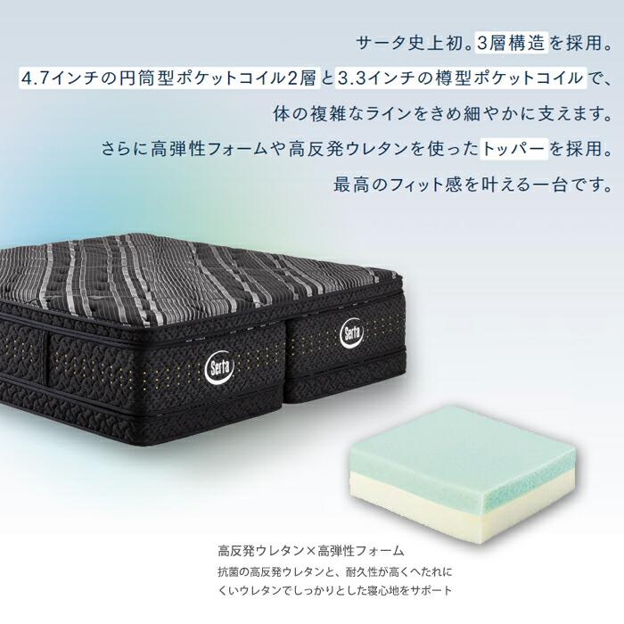 Serta（サータ） 【正規品】サータ シリウス フレームのいらない