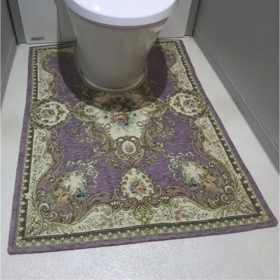 トイレマット 高級 おしゃれ イタリア製高級トイレマット ピンクor
