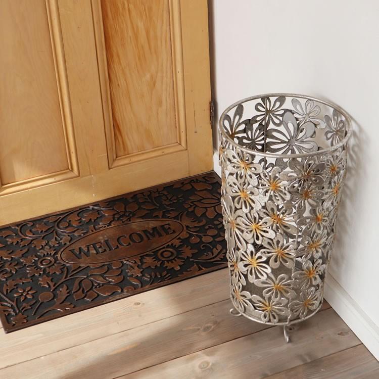 代引不可 傘立て おしゃれ アイアン アンティーク風 シルバー 1407ifh004 人気ショップが最安値挑戦 Zoetalentsolutions Com