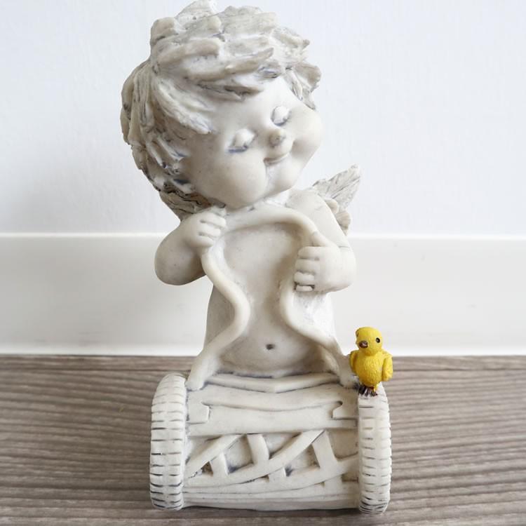 エンジェル 置物 かわいい 玄関 飾り おしゃれ 天使 子供 オブジェ