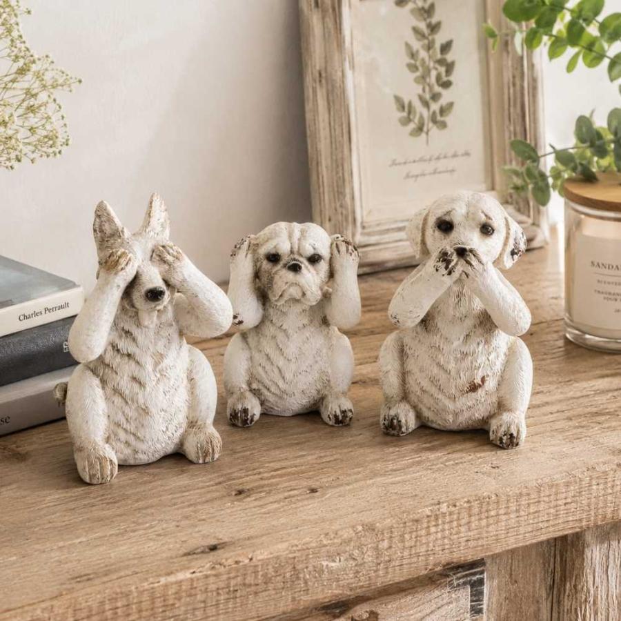 室内インテリア(犬の置物) 置物 いぬ おしゃれ インテリア かわいい オブジェ 玄関 犬 雑貨