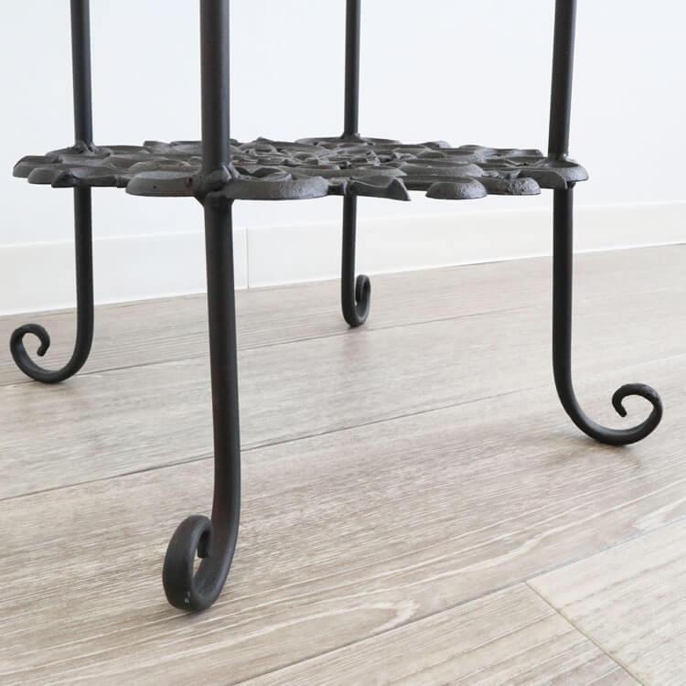 フラワースタンド アイアン 2段 プランタースタンド おしゃれ 花台座