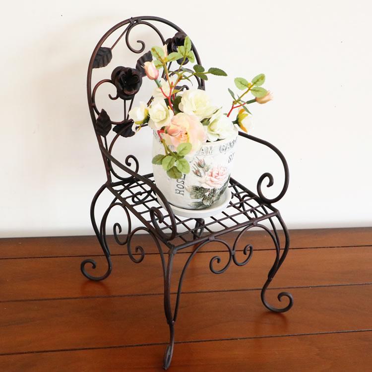 花台 アイアン プランタースタンド 室内 雑貨 ディスプレイ台 鉢花置き