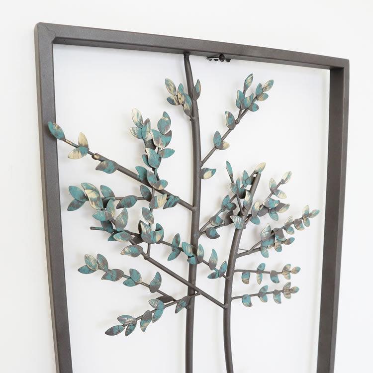 アートパネル アイアン壁飾り ツリー ウォールパネル 絵画 インテリア