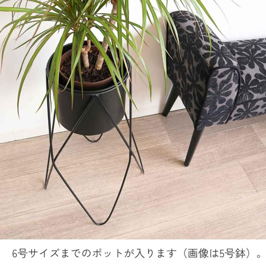 フラワースタンド アイアン 室内 プランタースタンド 黒 おしゃれ 花台