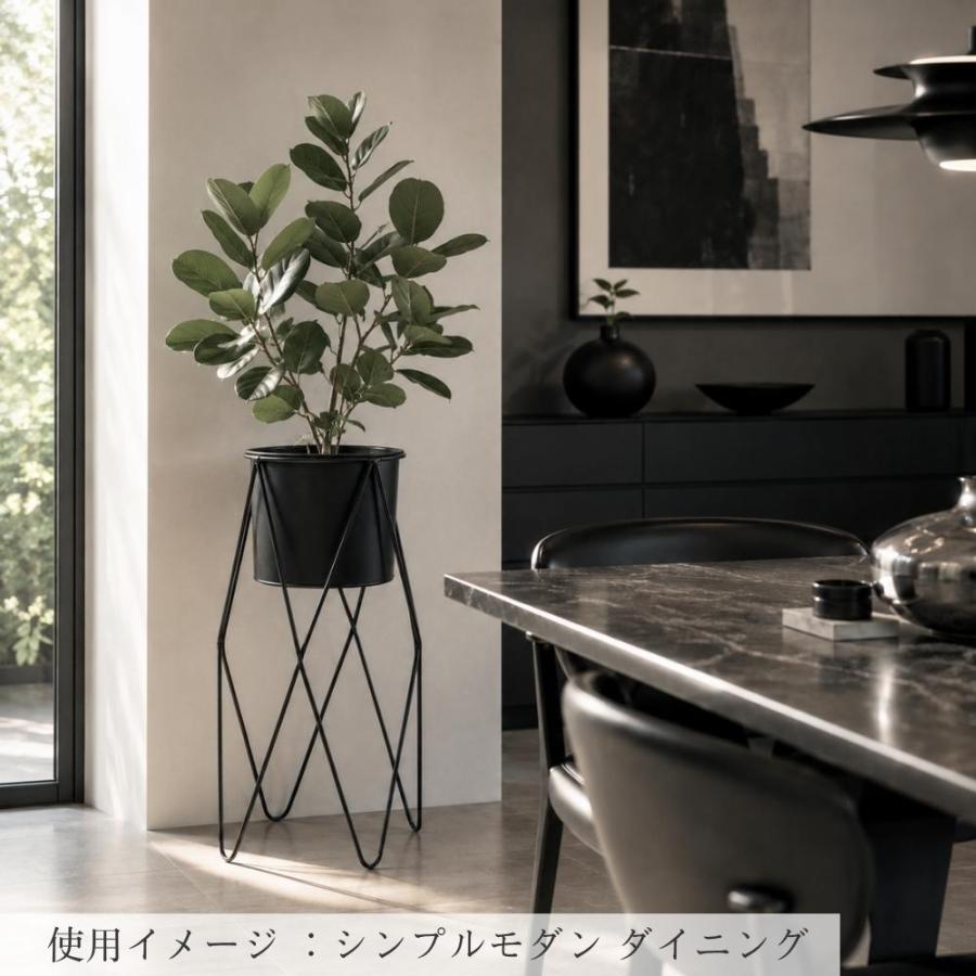 フラワースタンド アイアン 室内 プランタースタンド 黒 おしゃれ 花台