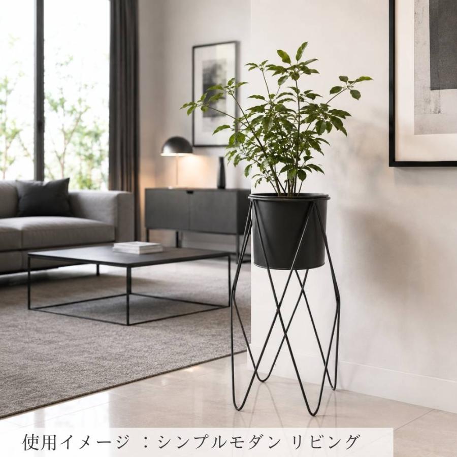 フラワースタンド アイアン 室内 プランタースタンド 黒 おしゃれ 花台