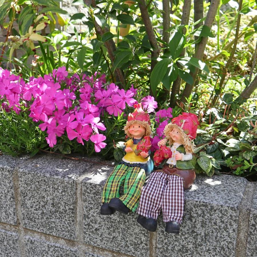 ガーデンオーナメント 置物 オブジェ 玄関 かわいい 妖精 人形
