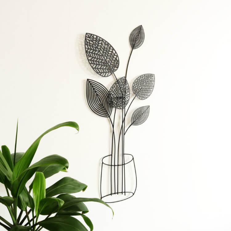 アートパネル アイアン壁飾り 植物 ウォールパネル 絵画 インテリア