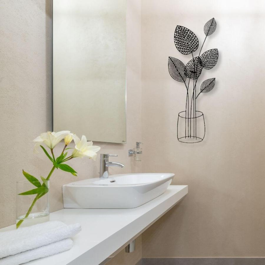 爆買 アートパネル アイアン壁飾り 植物 ウォールパネル 絵画