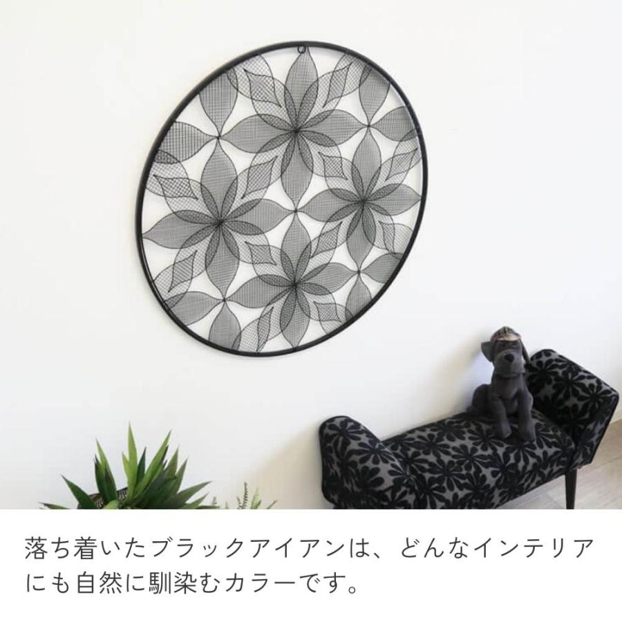 アートパネル アイアン壁飾り 丸 ウォールパネル 絵画 インテリア