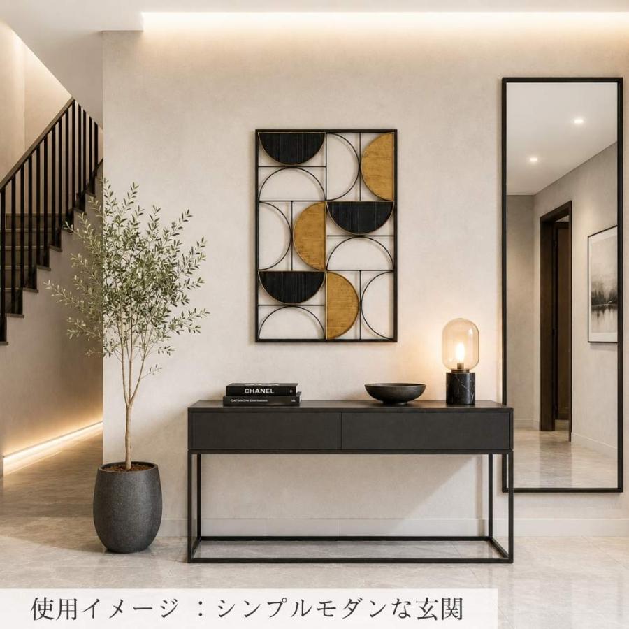送料無料アイアンウォールアートパネル 幾何学 北欧インテリア 新品（24） アートパネル アイアン壁飾り ウォールパネル 幾何学 インテリア