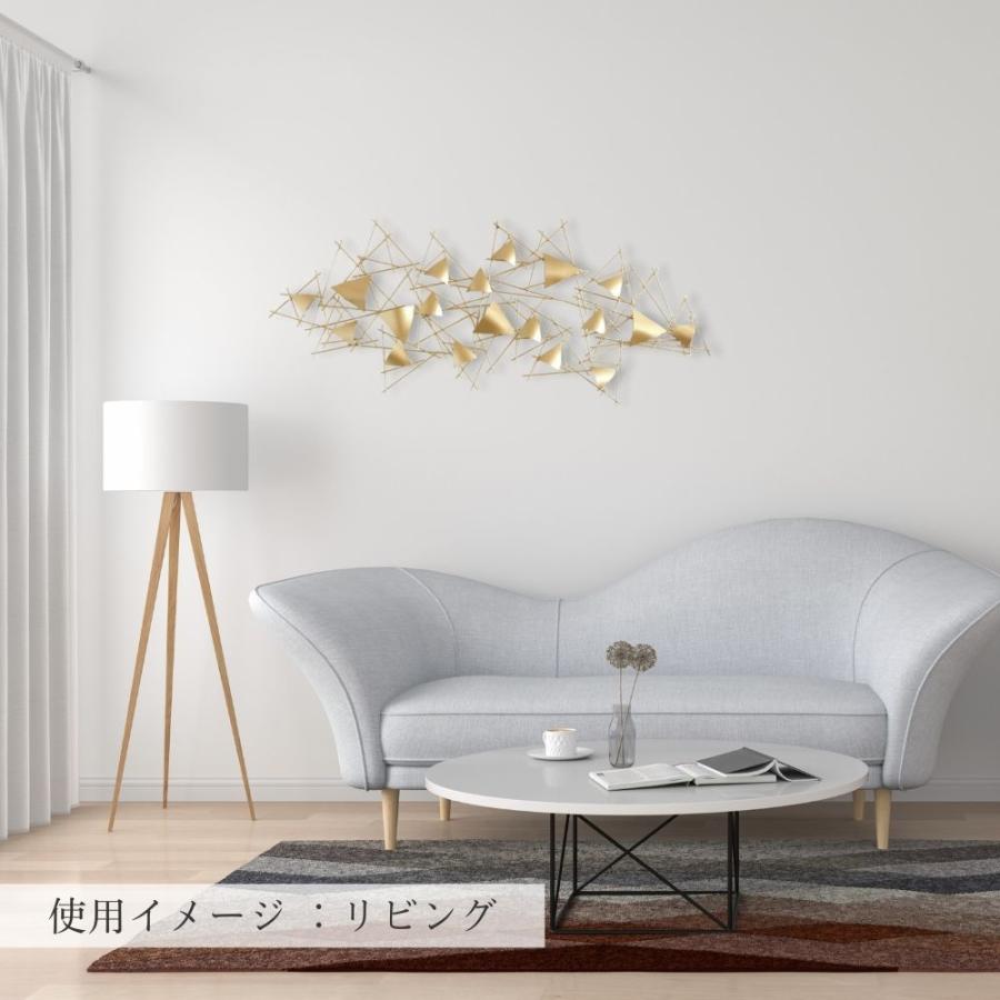 アートパネル アイアン壁飾り 幾何学 ゴールド インテリア アート