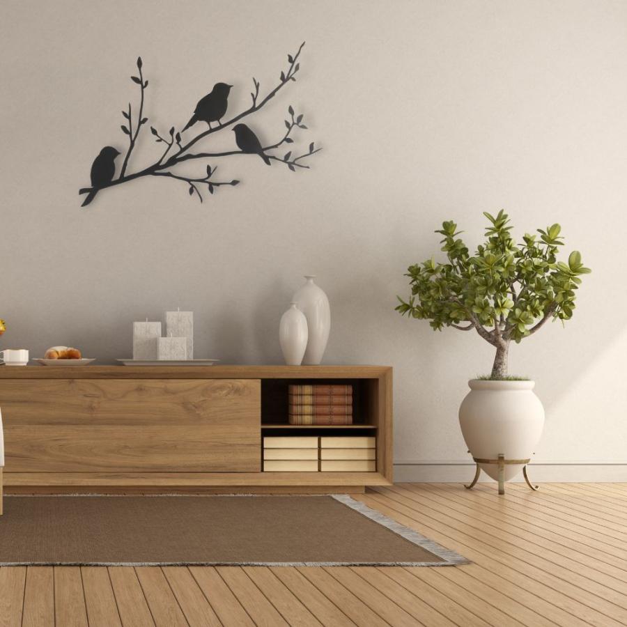 アートパネル アイアン壁飾り 鳥 風景 モノトーン 絵画 インテリア