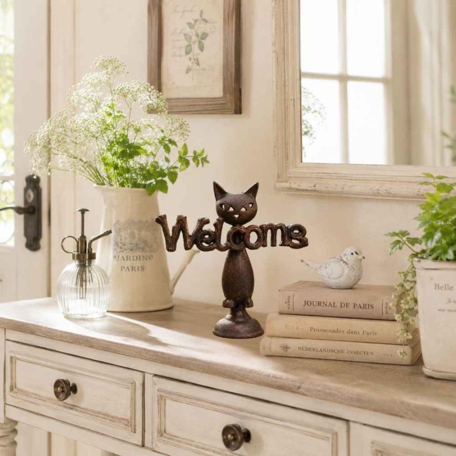 ウェルカムオーナメント 猫A Welcome ウェルカムオブジェ ウェルカム