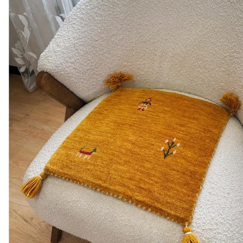 ギャベ ギャッベ 40x40cm マット ラグ チェアマット インド 海外製 インド製 座布団 手織り 年中使えるインテリアマット ウール レトロ おしゃれ お洒落 可愛い |  | 10