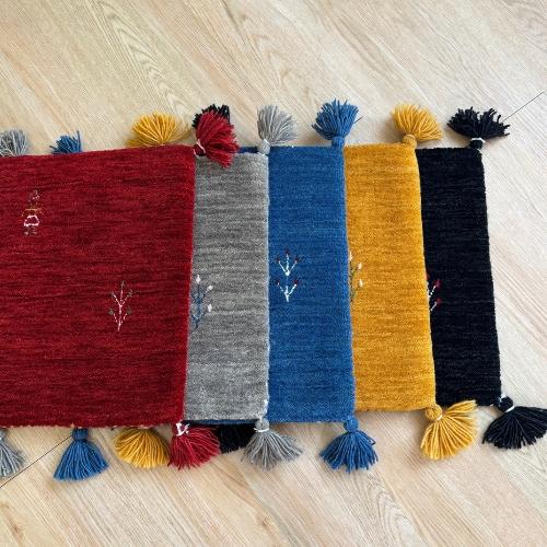 ギャベ ギャッベ 40x40cm マット ラグ チェアマット インド 海外製 インド製 座布団 手織り 年中使えるインテリアマット ウール レトロ おしゃれ お洒落 可愛い |  | 14