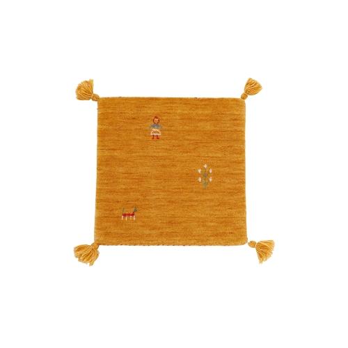 ギャベ ギャッベ 40x40cm マット ラグ チェアマット インド 海外製 インド製 座布団 手織り 年中使えるインテリアマット ウール レトロ おしゃれ お洒落 可愛い |  | 04