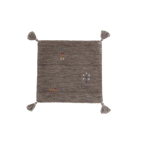 ギャベ ギャッベ 40x40cm マット ラグ チェアマット インド 海外製 インド製 座布団 手織り 年中使えるインテリアマット ウール レトロ おしゃれ お洒落 可愛い |  | 05