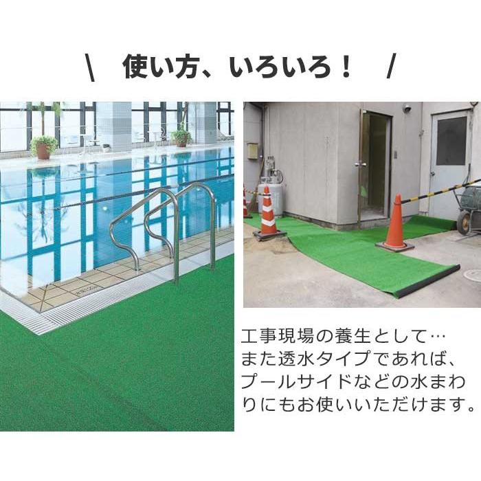 【送料無料】人工芝 タフト芝ロールタイプ 7.5mmパイル WTH-750 透水仕様 91cm幅 １反 20ｍ巻販売_3