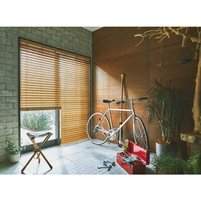 ウッドブラインド ニチベイ ポポラ2 光と風をコントロール バンブー