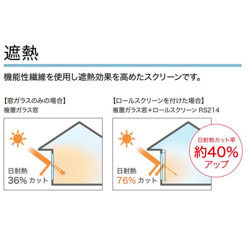 送料無料 サンゲツ RBコレクション ロールスクリーン 電動タイプ RS214〜RS219 幅1200×高さ1600mmまで｜interiorkataoka｜03