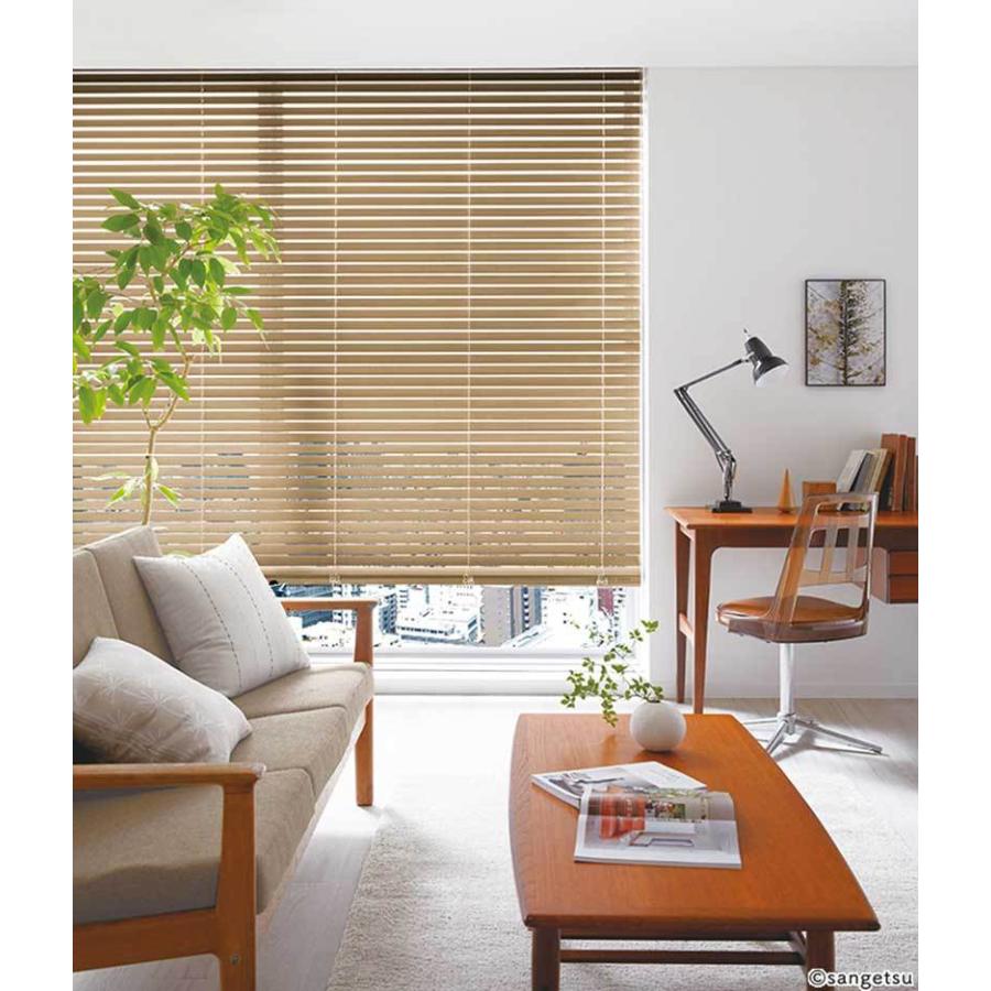 限定値下げ中】ウッドブラインド 187×100 Re: ホワイト 木製ブラインド