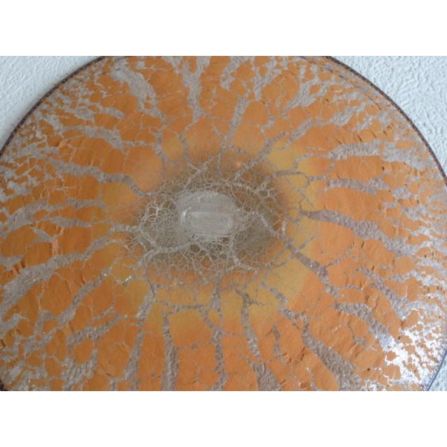 琉球ガラス 稲嶺盛一郎 土紋口巻皿（紫） : インテリアルームライフ