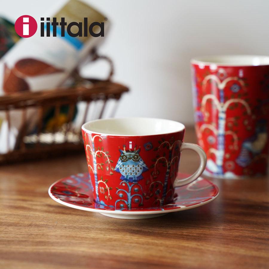 iittala イッタラ カップアンドソーサー コーヒーカップ タイカ レッド 北欧食器 ギフト 1054174 : iittala-021816 :  インテリア四季 - 通販 - Yahoo!ショッピング