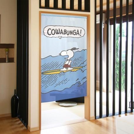 PEANUTS スヌーピー のれん A Sunny Day COWABUNGA! 85×150cm PEANUTS スヌーピー のれん A Sunny Day COWABUNGA! 85×150cm