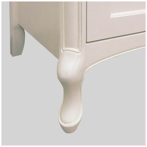 東海家具工業 (正規販売店/開梱設置付) フルールWH ナイトテーブルE