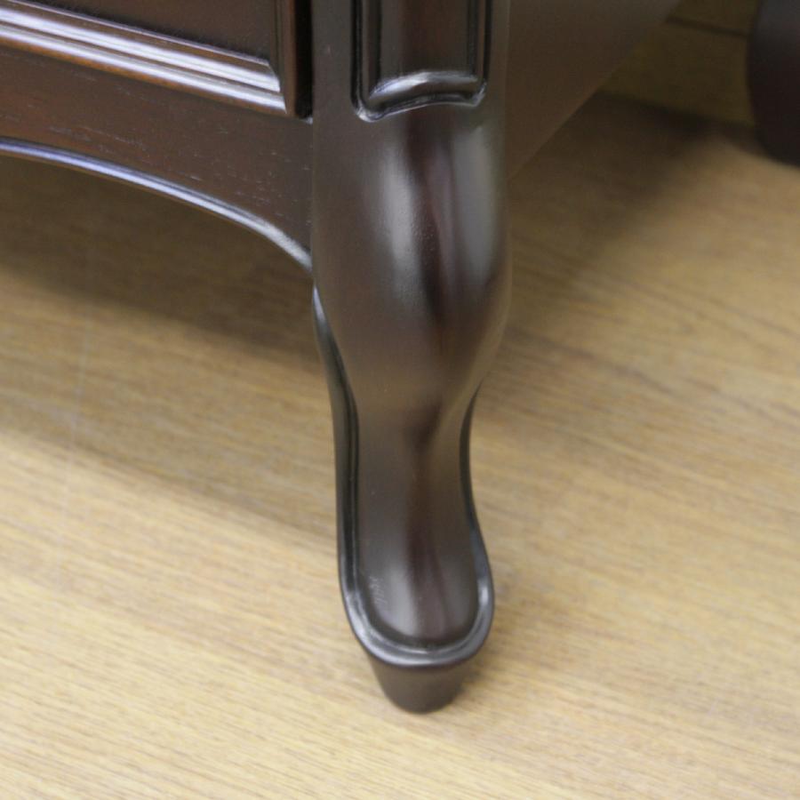 (正規販売店/開梱設置付) フルールDM CP85 カップボード 食器棚 クラシック 英国 マホガニー アンティーク 東海家具 幅80 幅85 幅90 高さ180 ブラウンの画像