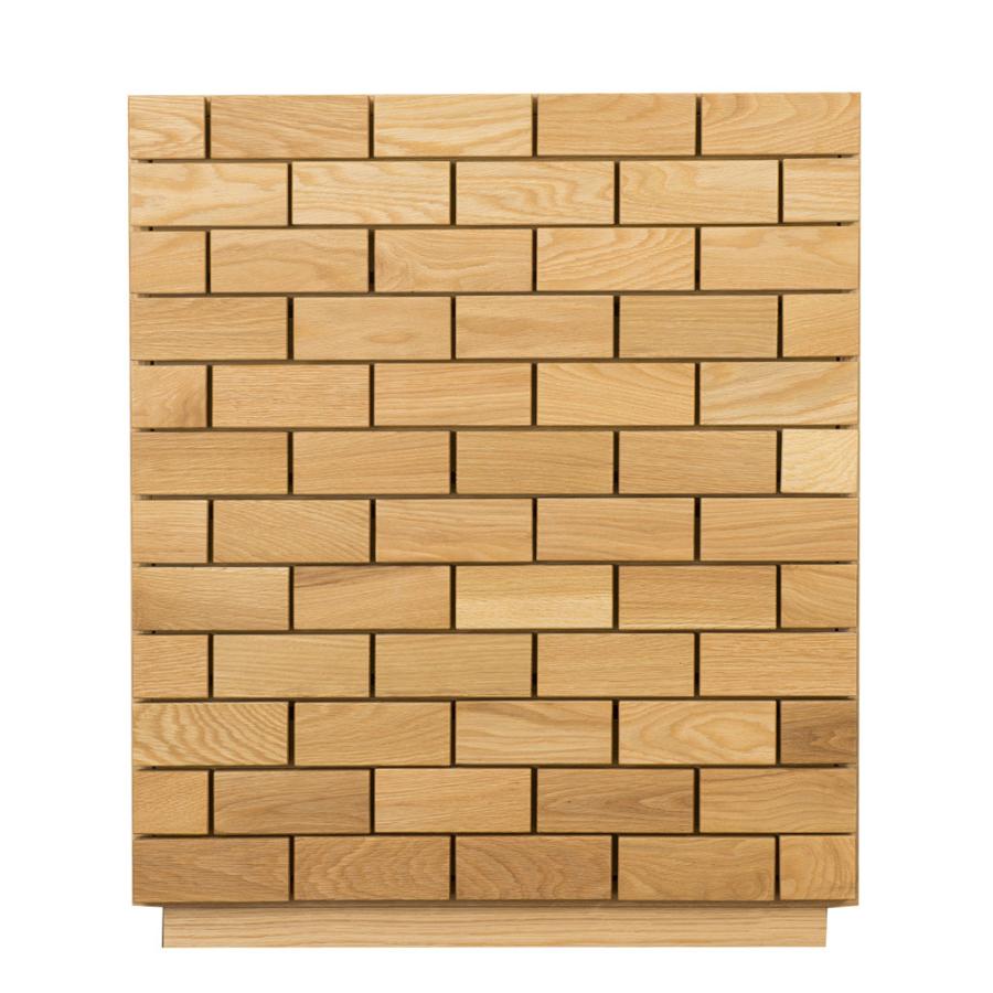 CLASSE チェスト タンス 箪笥 無垢 天然木 幅70 ブロック モザイク