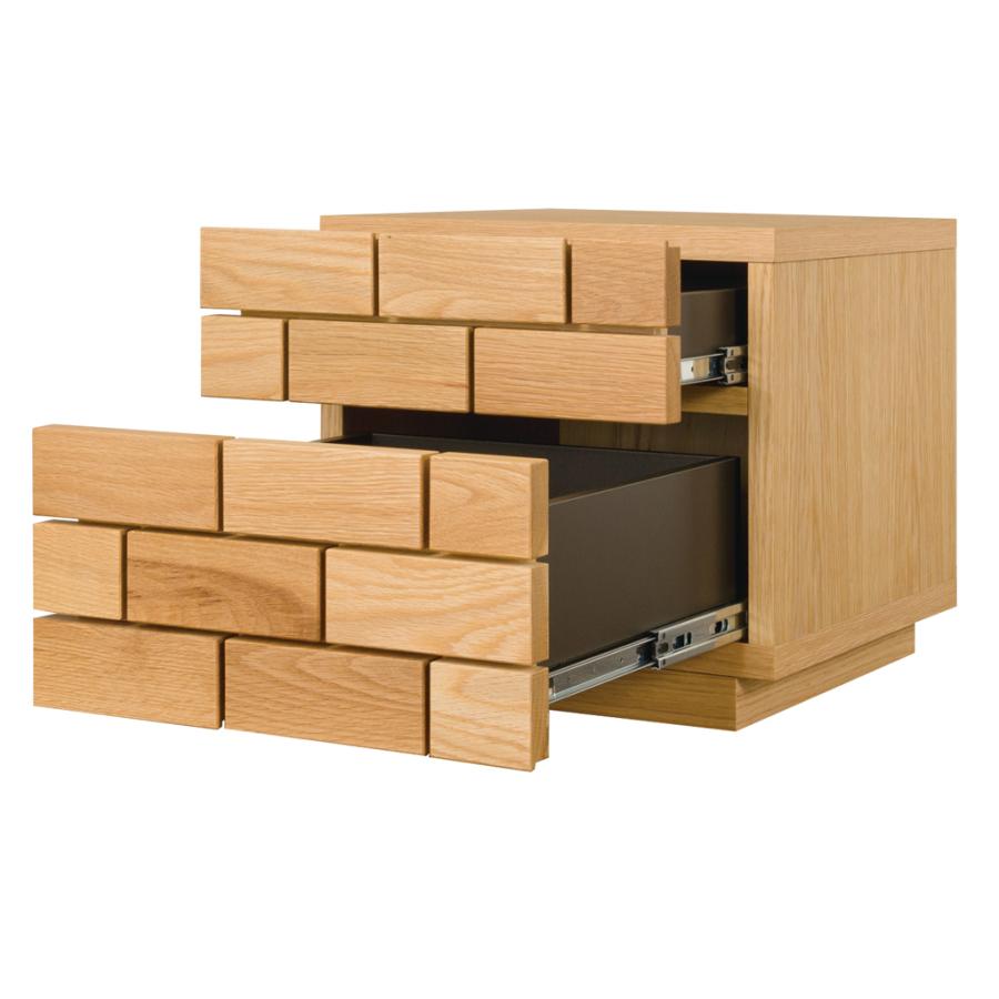 CLASSE サイドチェスト タンス 箪笥 無垢 天然木 幅40 ブロック