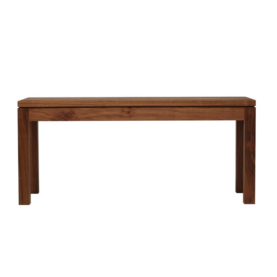 90 ベンチ 木製 無垢材 ウォールナット サイズオーダー 100 110 120