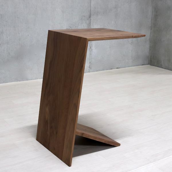 ウォールナット無垢　シェルフ　サイドテーブル　リビングテーブル CLASSE 【2WAY総無垢材】 幅70cm リビングテーブル センターテーブル