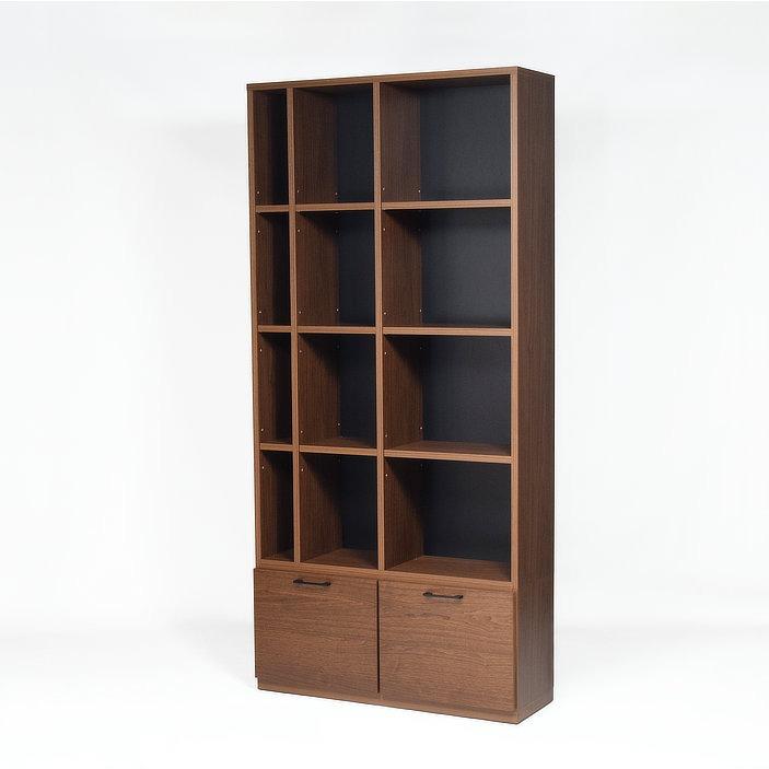 木製オープンシェルフ　本棚　ウォールシェルフ シェルフ 本棚 オープンラック 幅90 ウォールナット オーク 北欧