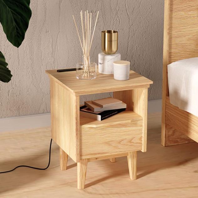 リビングチェスト天然木・ナイトテーブル・サイドテーブル・ローチェスト チェスト おしゃれ 収納 ローチェスト ナイトチェスト サイドテーブル