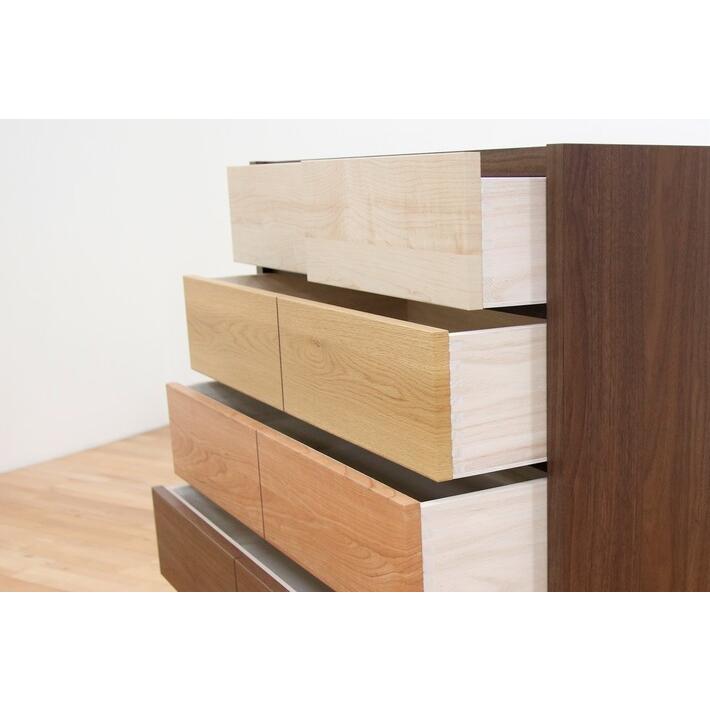 国産】90-6チェスト 6段 幅90 木製 天然木 無垢材 北欧 おしゃれ