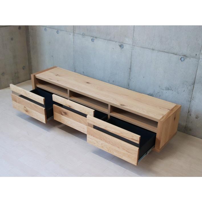 大川家具 幅180 無垢材 テレビ台 ローボード ウォールナット オーク